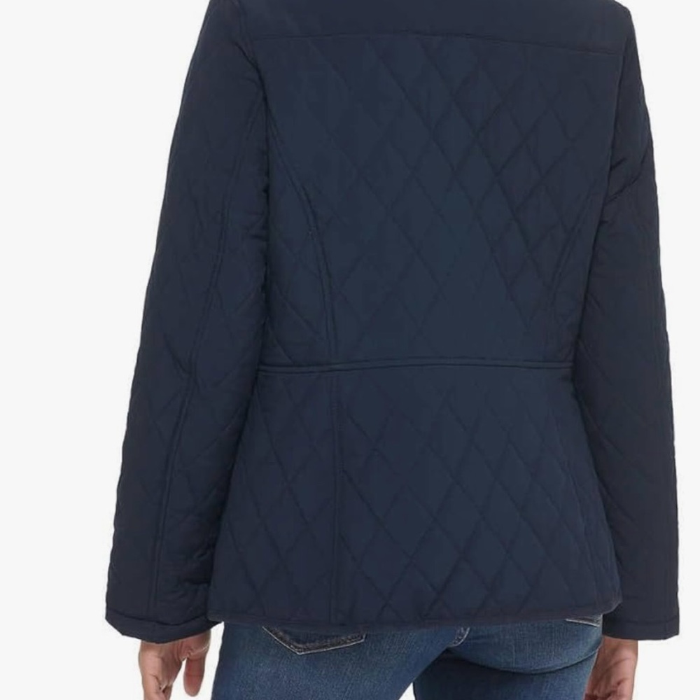 Tommy Hilfiger Ladies' Quilted Jacket, Navy - Picture 2 of 4